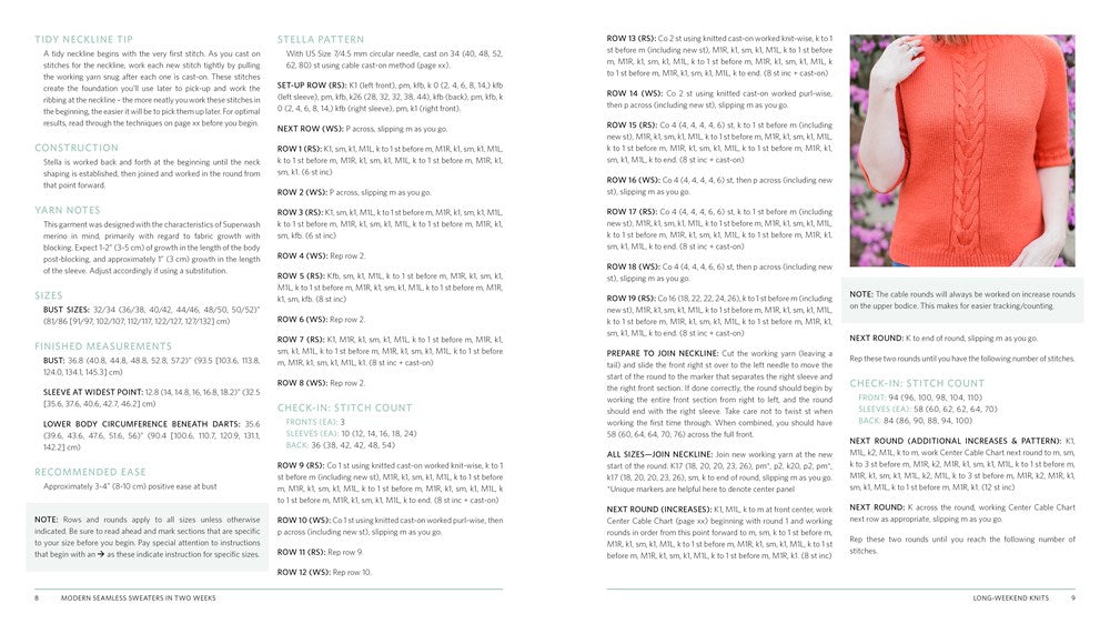 Seamless Knit Sweaters in 2 Weeks