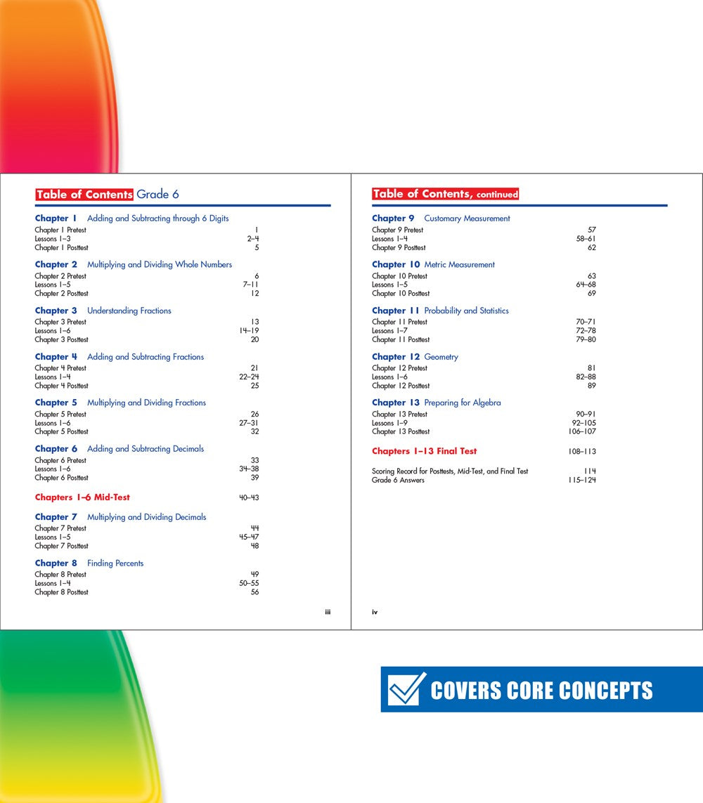 Word Problems, Grade 6
