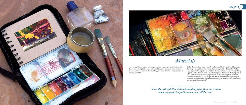 How to Paint Landscapes Quickly and Beautifully in Watercolor and Gouache