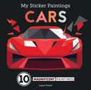 My Sticker Paintings: Cars: 10 Magnificent Paintings (Happy Fox Books) For Kids 6-10 - Motorcycles, Racing Cars, Go-Karts, and Other Vehicles, with Up to 100 Removable, Reusable Stickers per Design
