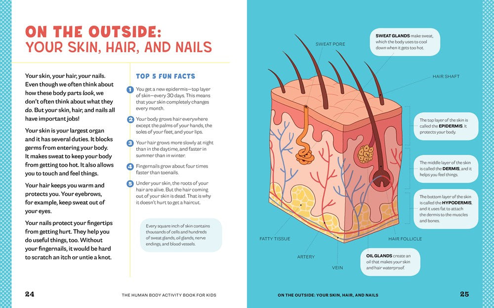 Human Body Activity Book for Kids: Hands-On Fun for Grades K-3