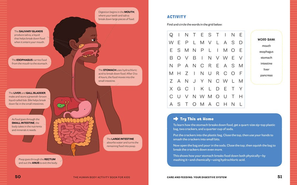 Human Body Activity Book for Kids: Hands-On Fun for Grades K-3