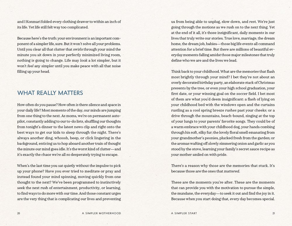 A Simpler Motherhood