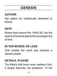 Know Your Bible Large Print Edition