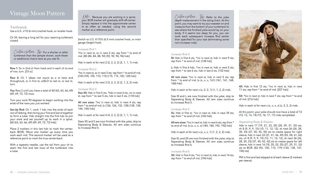 Modern Crochet Sweaters