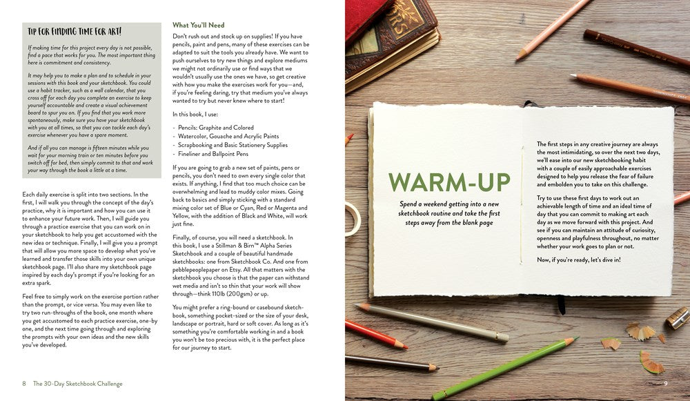 The 30-Day Sketchbook Project