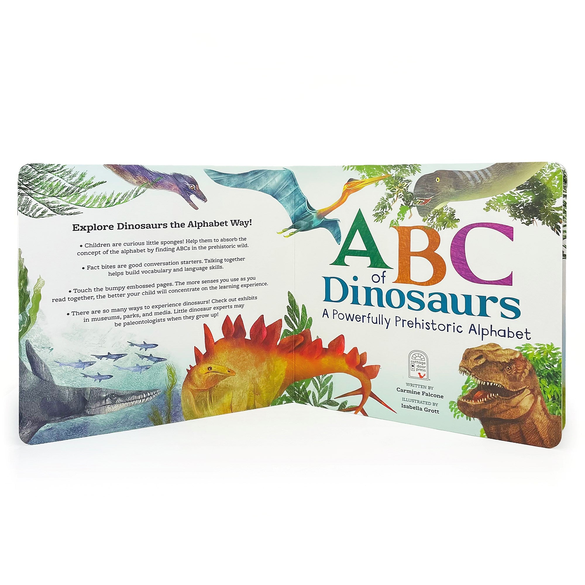 ABCs of Dinosaur: A Powerfully Prehistoric Alphabet - ABC First Learning Book for Toddlers, Kindergartners, and Curious Minds with Fun Fact Bites, Ages 1-5