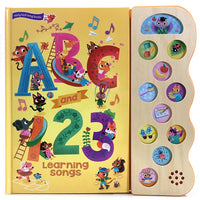 ABC & 123 Learning Songs: Interactive Children's Sound Book (11 Button Sound)