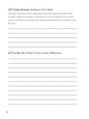 ACT Daily Journal