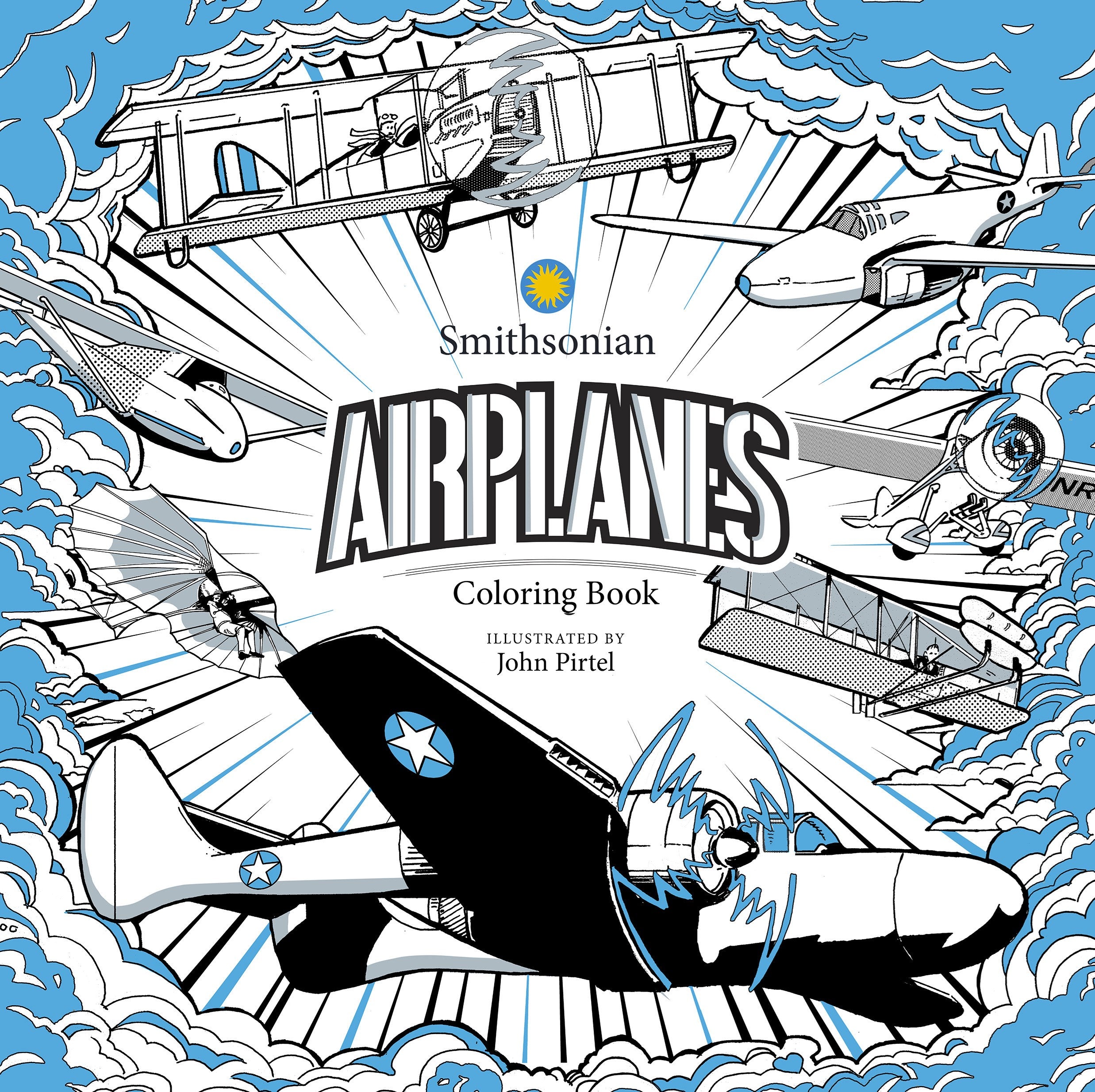 Airplanes: A Smithsonian Coloring Book