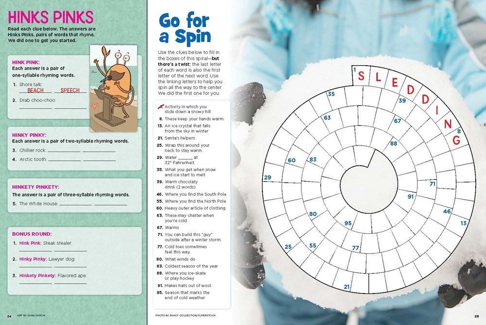 Ultimate Puzzle Challenge!: 125+ Brain Games for Kids, Mazes, Brain Teasers, Word Searches, Crossword Puzzles, Sudoku, Logic Puzzles and More, Kids Activity Book (Highlights Jumbo Books & Pads)