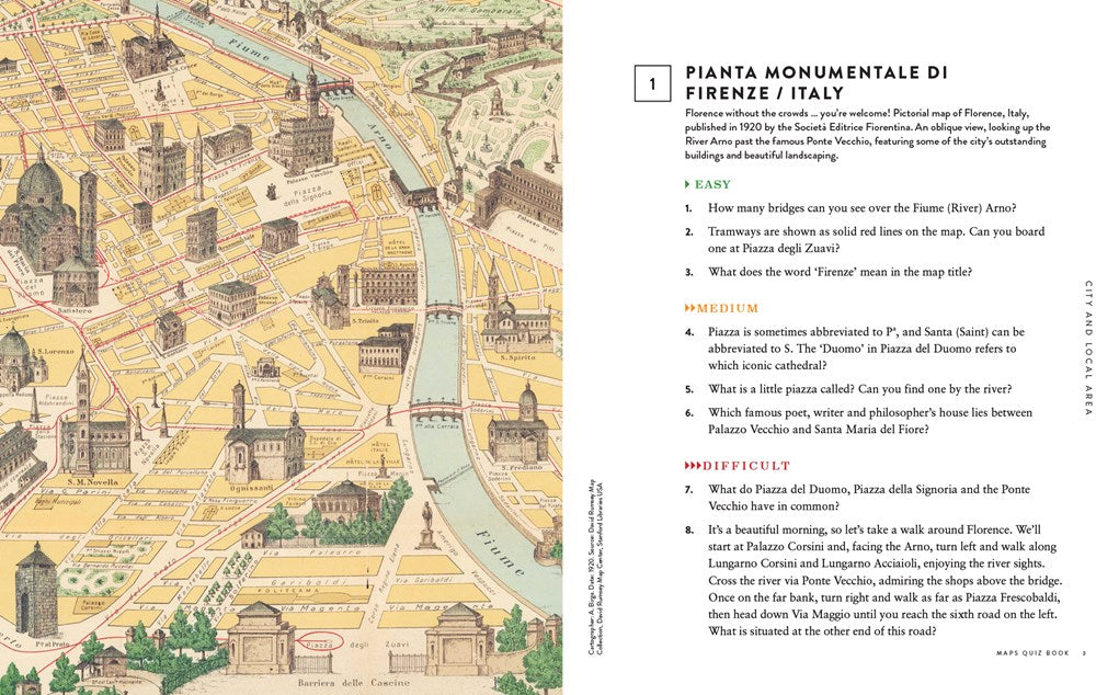 Maps Quiz Book