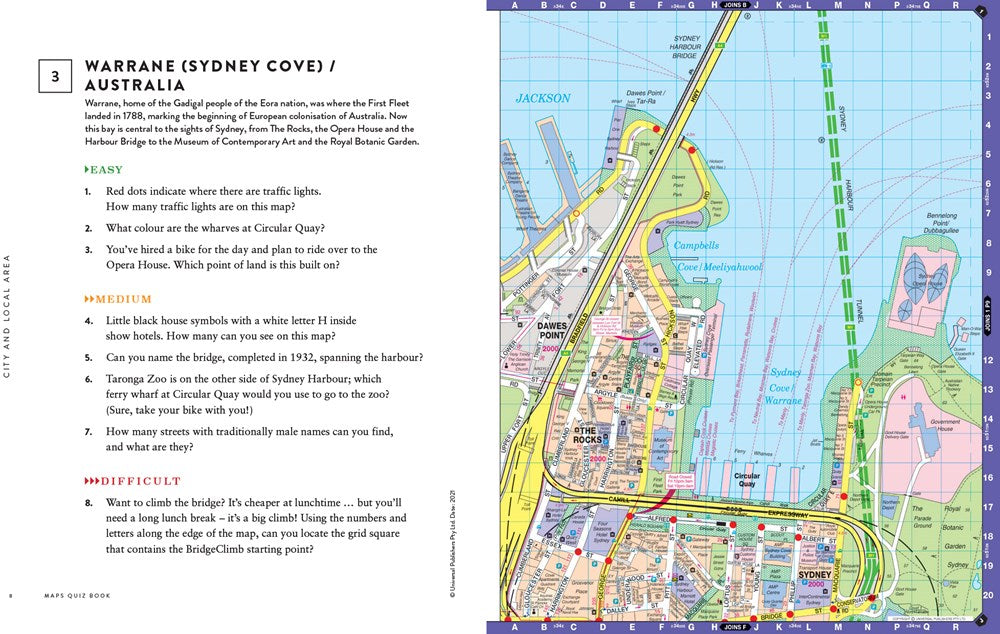 Maps Quiz Book