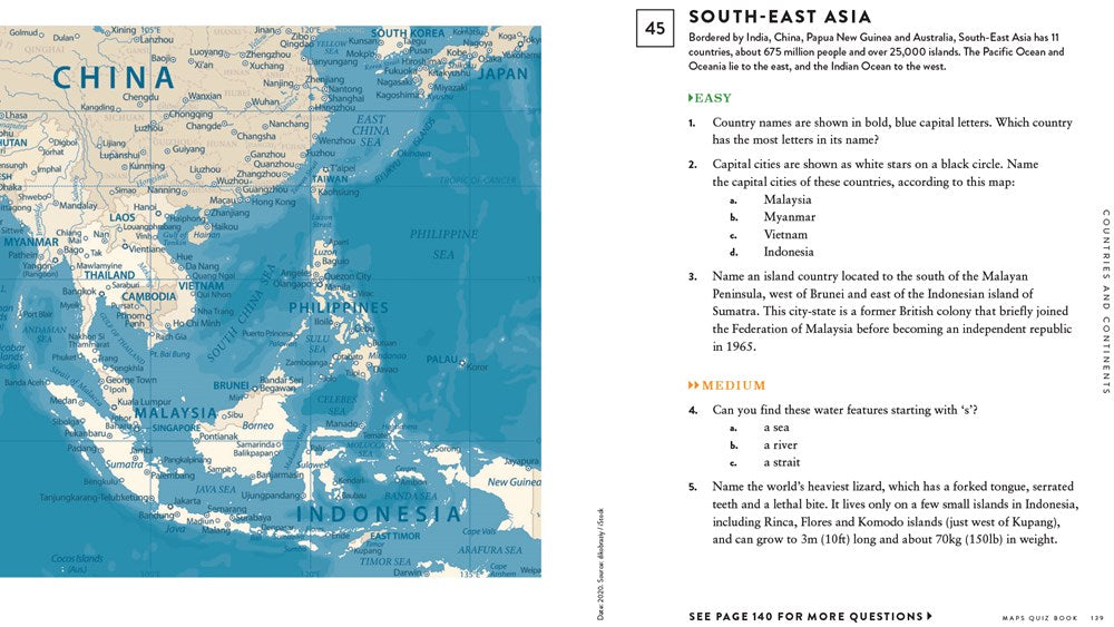 Maps Quiz Book