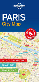 Lonely Planet Paris City Map 1