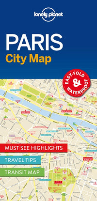 Lonely Planet Paris City Map 1