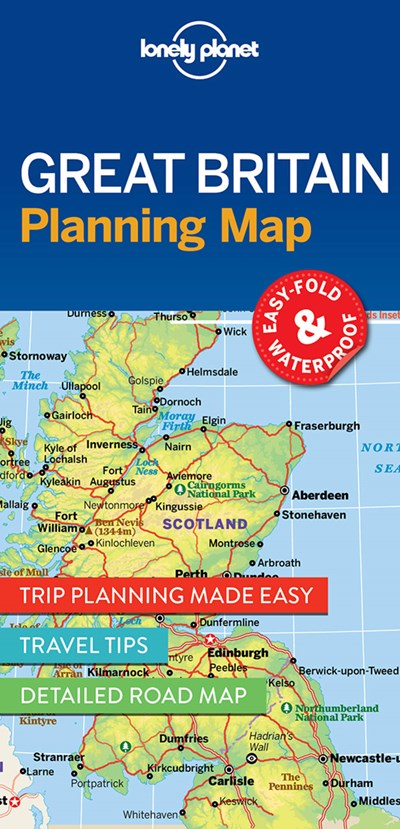 Lonely Planet Great Britain Planning Map 1