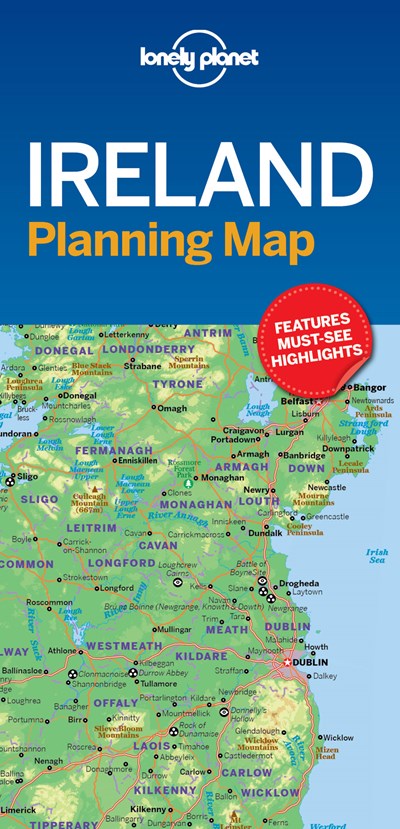 Lonely Planet Ireland Planning Map 1