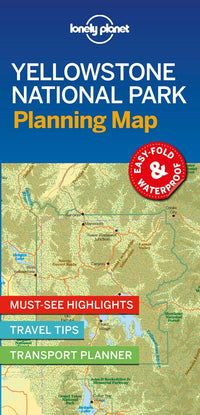 Lonely Planet Yellowstone National Park Planning Map 1