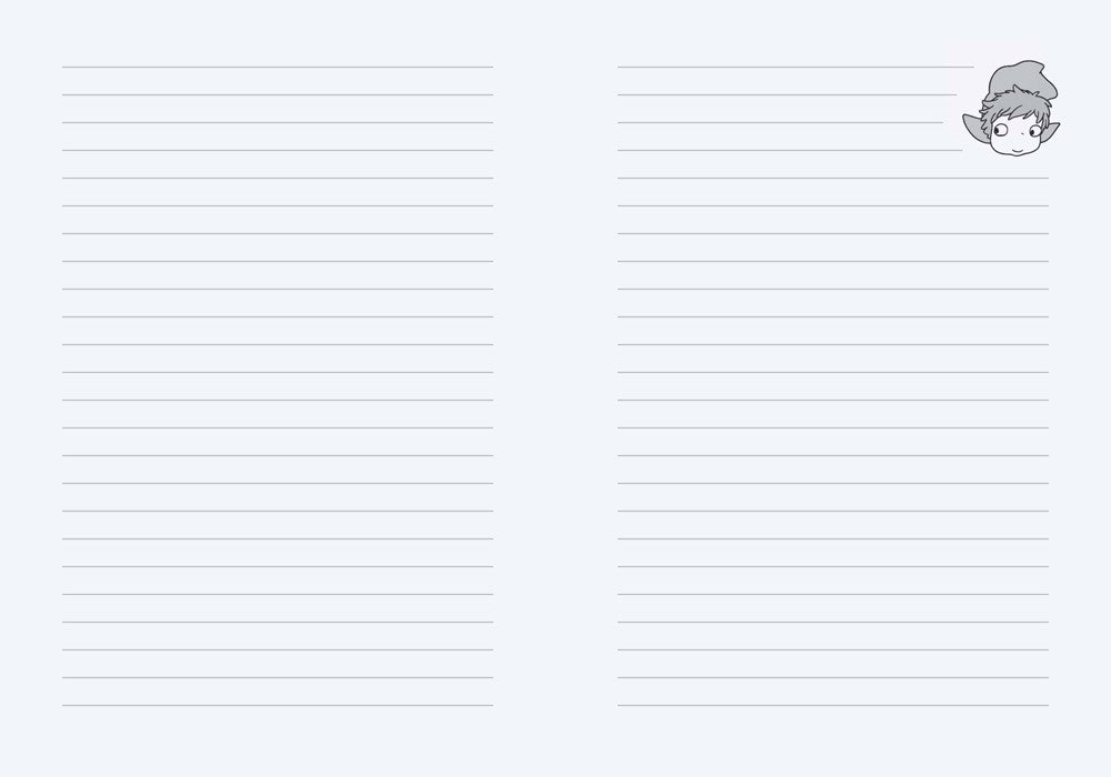 Studio Ghibli Ponyo Journal