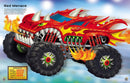 Build Your Own Monster Trucks Sticker Book: Complete 11 Awesome Trucks with 100+ Stickers and Statistics for Kids (Ages 5-8) (Build Your Own Sticker Book)
