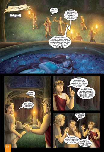 A Midsummer Night's Dream The Graphic Novel: Original Text (Classical Comics)