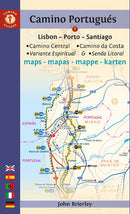 Camino Portugués Maps: Lisbon - Porto - Santiago / Camino Central, Camino de la Costa, Variente Espiritual & Senda Litoral (11th Edition)