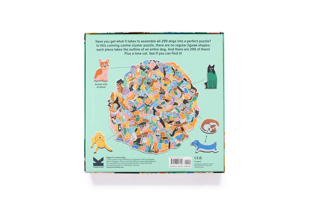 299 Dogs (and a Cat) 300 Piece Cluster Puzzle