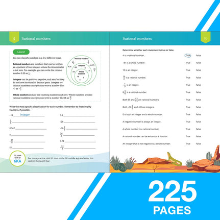 IXL The Ultimate 7th Grade Math Workbook, Middle School Books for Kids Ages 12-13 Covering Geometry, Algebra, Probability, Ratio, and More Mathematics (IXL Ultimate Workbooks)