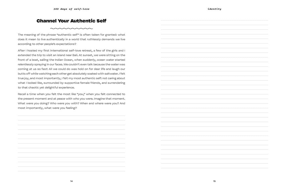 100 Days of Self-Love: A Guided Journal to Help You Calm Self-Criticism and Learn to Love Who You Are