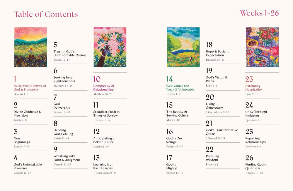 A Beautiful Year in the Bible: The 52-Week Bible Study for Women (HC)