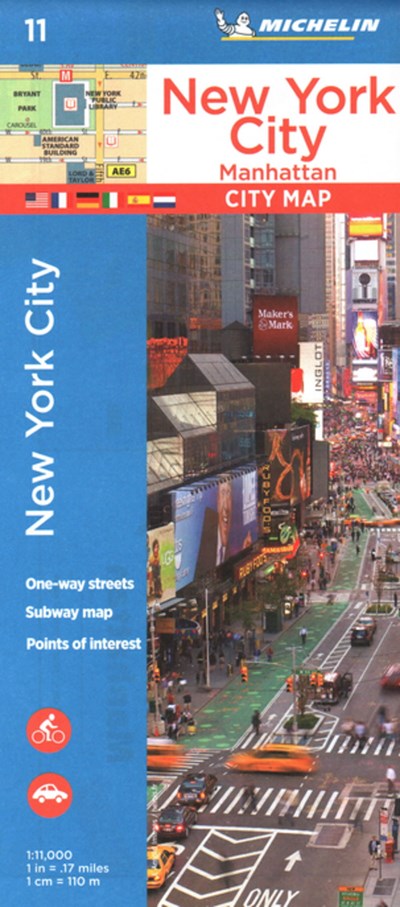 Michelin New York City Manhattan Map 11