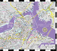 Streetwise Boston Map - Laminated City Center Street Map of Boston, Massachusetts