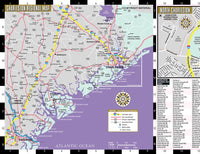 Streetwise Charleston Map - Laminated City Center Street Map of Charleston, South Carolina