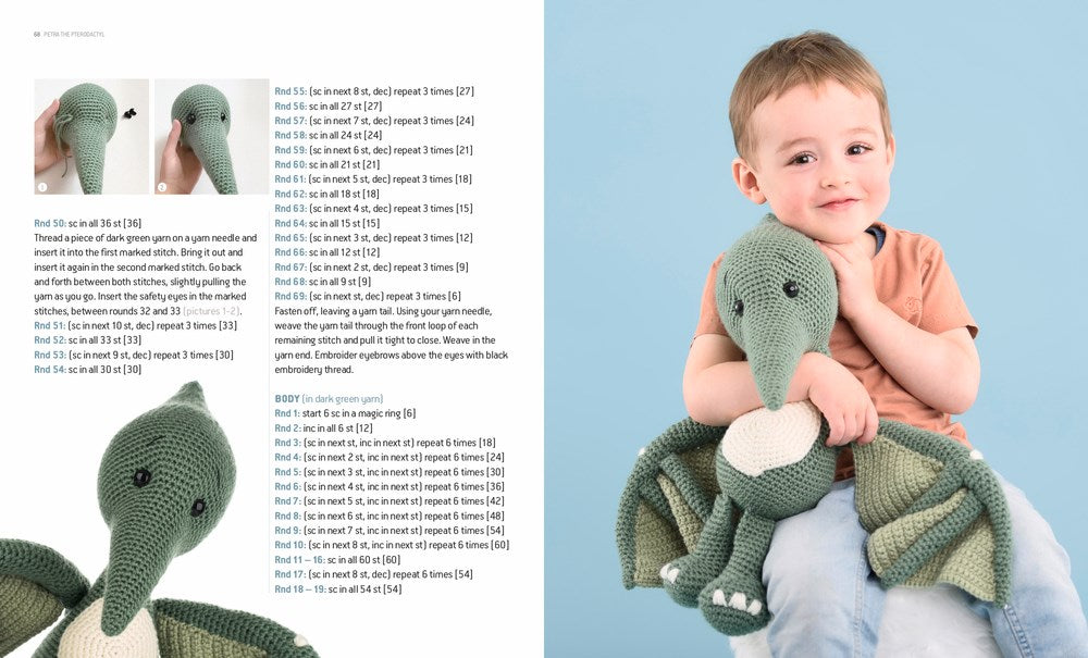 Dinosaurs, Mammoths and More Prehistoric Amigurumi