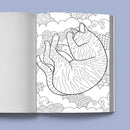 Stress Relief Cat Coloring Book