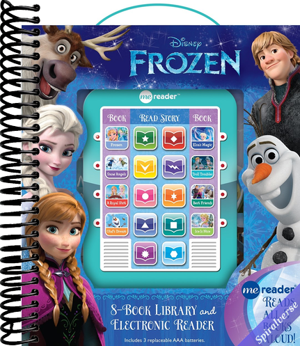Disney Frozen Elsa, Anna, Olaf, and More! - Me Reader Electronic Reader and 8-Sound Book Library - Great Alternative to Toys for Christmas - PI Kids