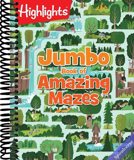Jumbo Book of Amazing Mazes: Maze Puzzle Book for Kids Packed with Over 175 Puzzles, Code-Word Mazes, Quiz Mazes and Logic Games for Kids 6 and Up
